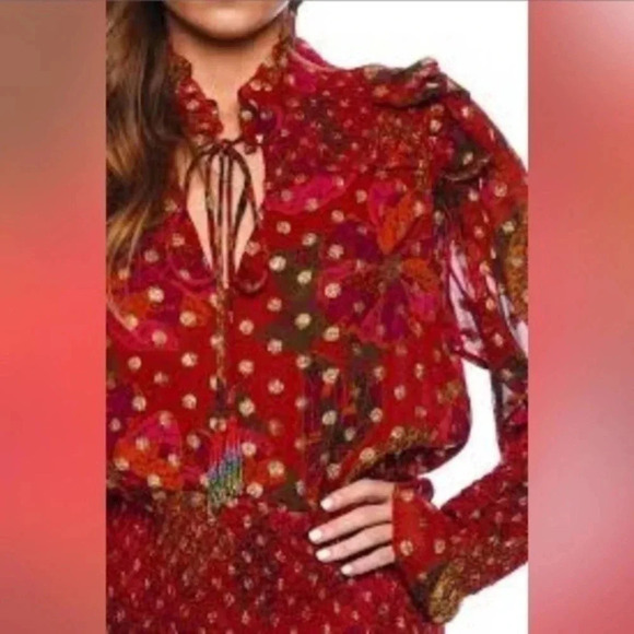 Farm Rio Banana mini dress NWOT XS B433 - Picture 2 of 4